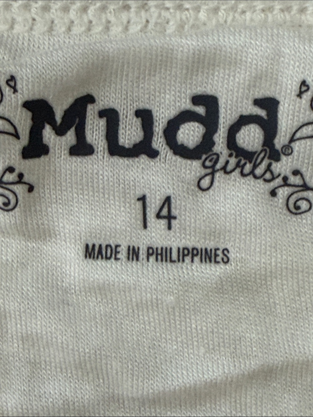 MUDD Girl’s Cream Lace-Trim Camisole Tank Top, Size 14 - Picture 6 of 8